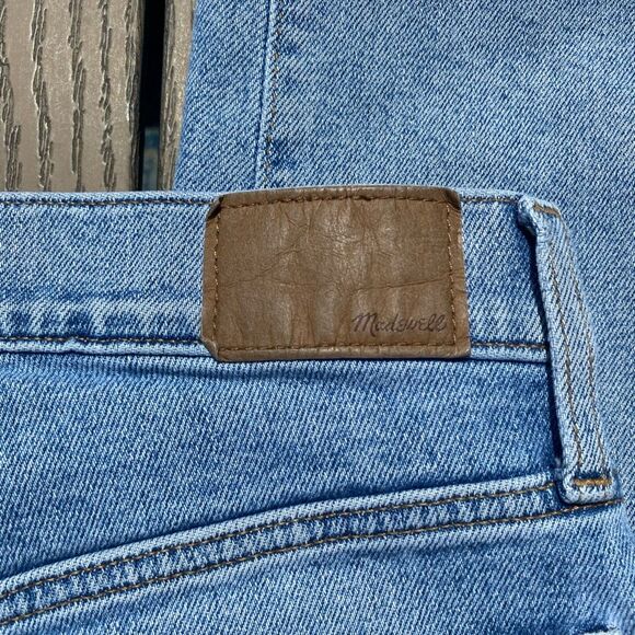 Madewell the perfect vintage jean size 27/4 light wash distressed high rise - Picture 8 of 8